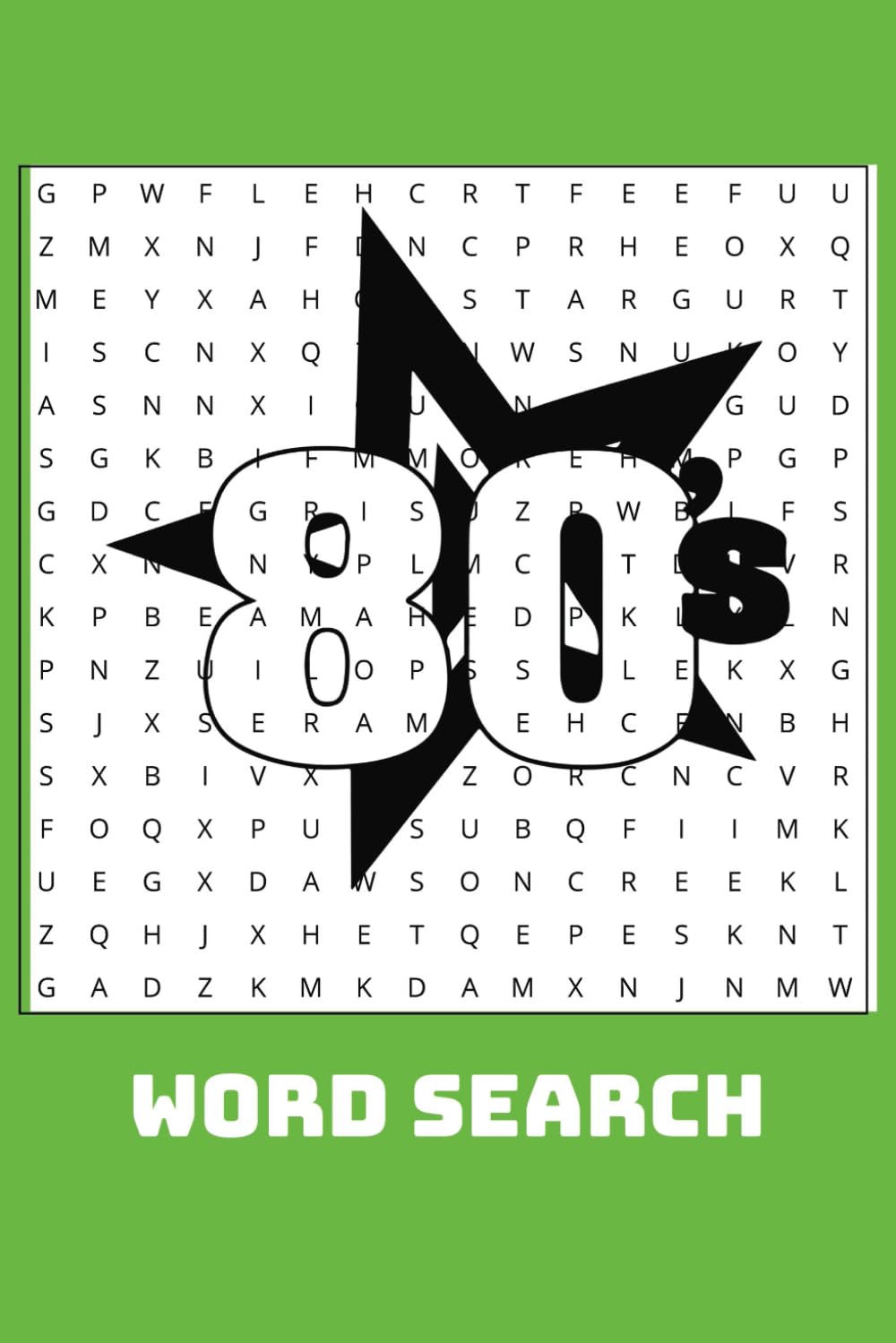 80s word Search for adults book