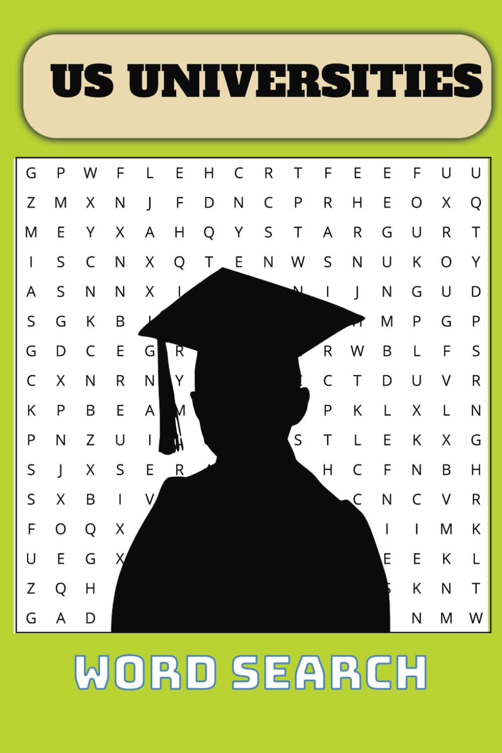 us universities word Search book USA colleges